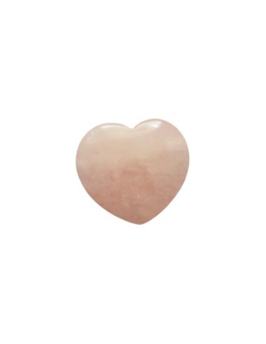Photo de Pendentif coeur percé en quartz rose - Encens.fr - Boutique ésotérique en ligne - vente de Pendentif coeur percé en qua