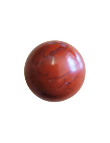 Photo de Sphère en jaspe rouge 3 cm - Encens.fr - Boutique ésotérique en ligne - vente de Sphère en jaspe rouge 3 cm