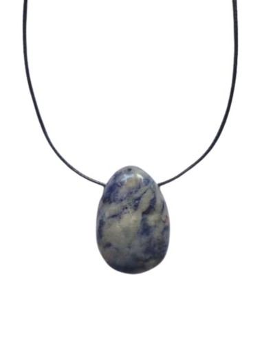 Photo de Pendentif percé XL en sodalite - Encens.fr - Boutique ésotérique en ligne - vente de Pendentif percé XL en sodalite