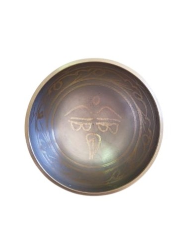 Photo de Bol chantant Tibétain Oeil de Bouddha - Encens.fr - Boutique ésotérique en ligne - vente de Bol chantant Tibétain Oeil 