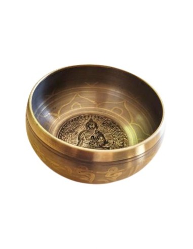 Photo de Bol chantant Tibétain Bouddha - Encens.fr - Boutique ésotérique en ligne - vente de Bol chantant Tibétain Bouddha