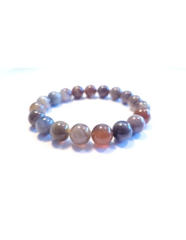 Bracelet 10/12 mm en agate