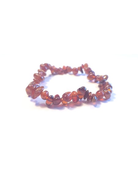 Bracelet chips en Hessonite