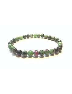 Bracelet 6 mm en rubis zoisite - Encens.fr
