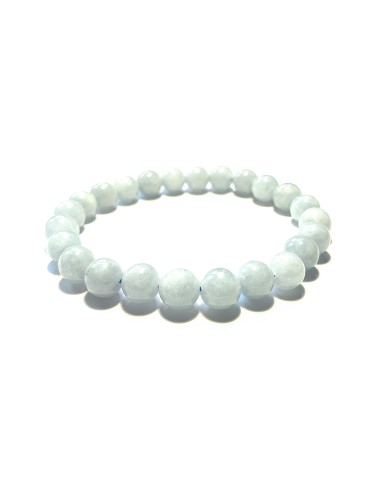 Bracelet 8 mm en aigue marine