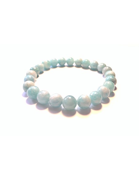 Bracelet 8 mm en amazonite - Encens.fr