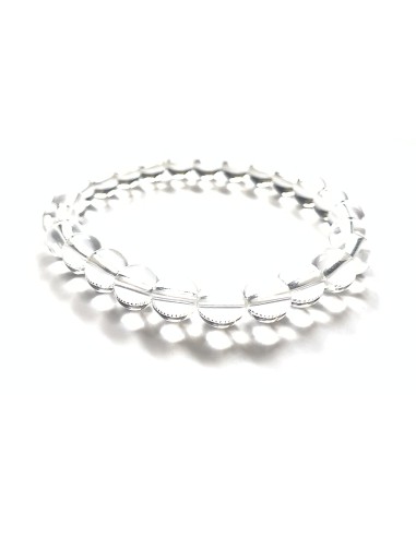 Bracelet 8 mm en Cristal de roche