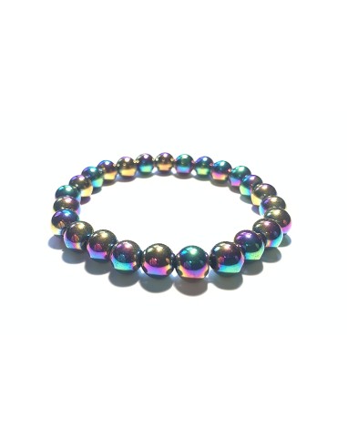 Photo de Bracelet power en Hématite arc en ciel - Encens.fr - Boutique ésotérique en ligne - vente de Bracelet power en Hématite