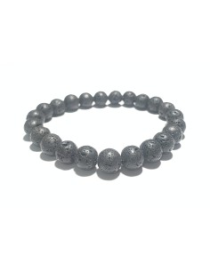 Photo de Bracelet 8 mm en lave - Encens.fr - Boutique ésotérique en ligne - vente de Bracelet 8 mm en lave