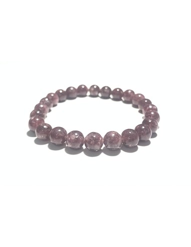 Photo de Bracelet 8 mm en lépidolite - Encens.fr - Boutique ésotérique en ligne - vente de Bracelet 8 mm en lépidolite