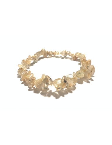 Bracelet chips en Quartz rutile