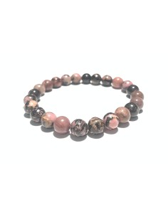 Photo de Bracelet 8 mm en rhodonite - Encens.fr - Boutique ésotérique en ligne - vente de Bracelet 8 mm en rhodonite