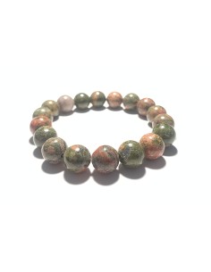 Bracelet 10/12 mm en Unakite