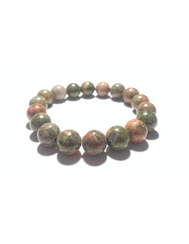 Bracelet 10/12 mm en Unakite