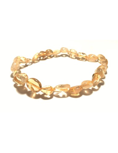 Photo de Bracelet nugget en citrine - Encens.fr - Boutique ésotérique en ligne - vente de Bracelet nugget en citrine