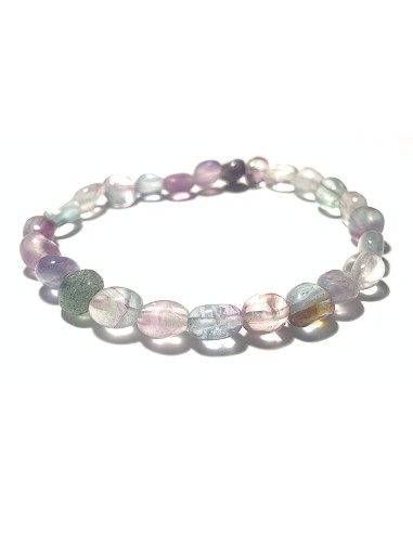 Photo de Bracelet nugget en fluorite - Encens.fr - Boutique ésotérique en ligne - vente de Bracelet nugget en fluorite