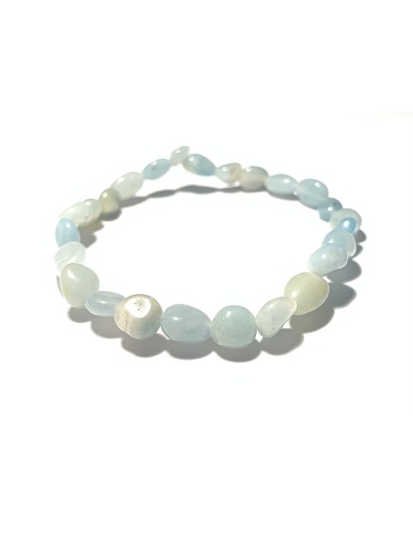 Bracelet nugget en aigue marine - Encens.fr