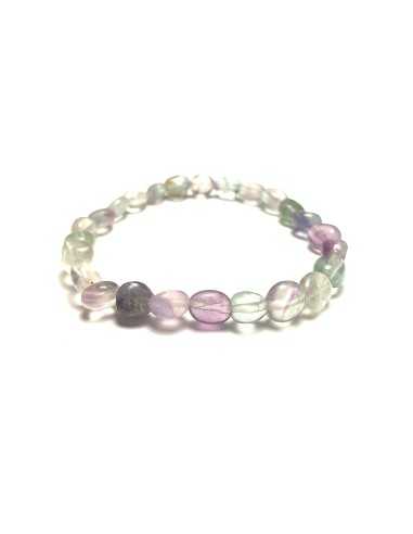 Bracelet nugget en Fluorite