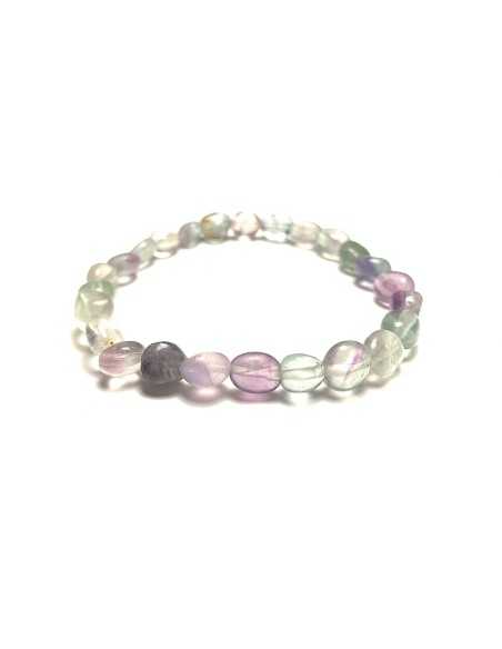 Bracelet nugget en Fluorite - Lithothérapie | Encens.fr