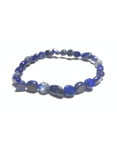 Bracelet nugget en Sodalite - Lithothérapie | Encens.fr