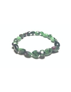 Bracelet nugget en Rubis Zoisite - Lithothérapie | Encens.fr