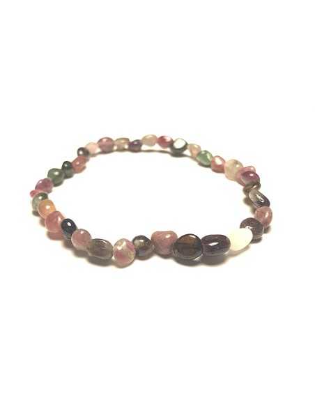 Bracelet nugget en tourmaline multicolore - Encens.fr