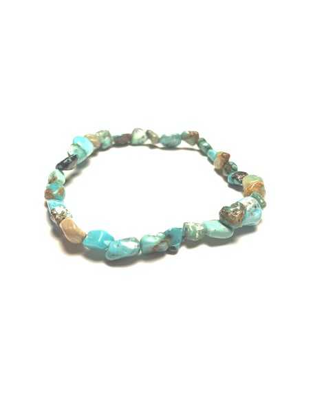 Bracelet nugget en Turquoise - Lithothérapie | Encens.fr