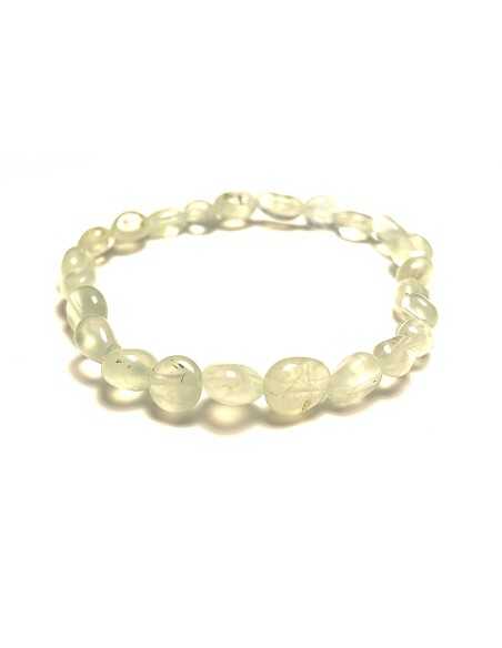 Bracelet nugget en Prehnite - Lithothérapie | Encens.fr