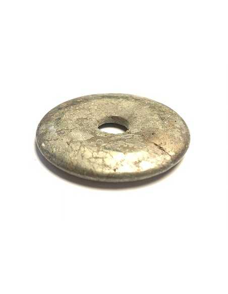 Donut en Pyrite - Pierre naturelle | Encens.fr