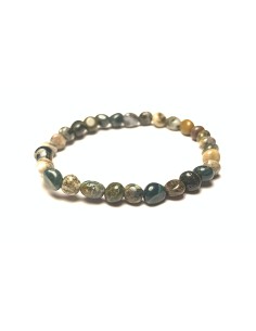 Bracelet nugget en Agate mousse - Encens.fr