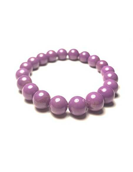 Bracelet 10/12 mm en Purpurite - Encens.fr
