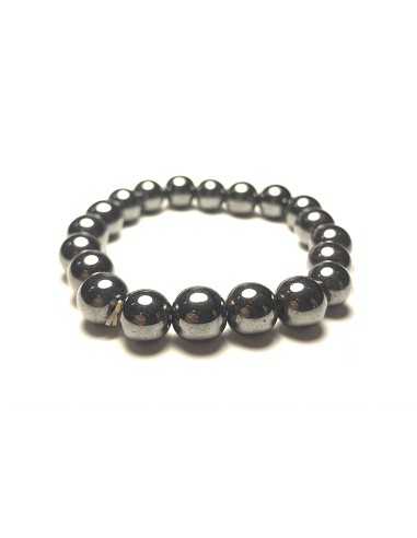 Bracelet en Hématite 10/12 mm - Élégance et Bien-être pour votre poignet