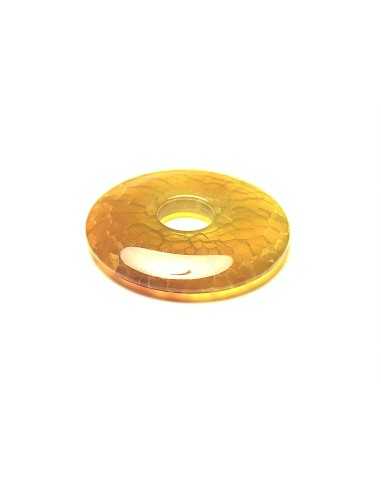 Donut 4 cm en Agate peau de serpent