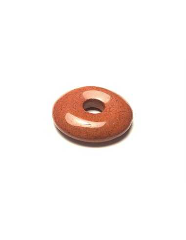 Donut 3 cm en Jaspe rouge