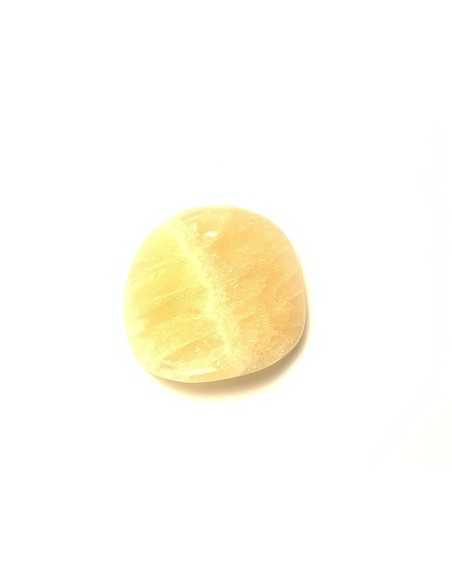 Pendentif pétale en Calcite jaune - Encens.fr | Minéraux