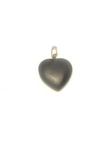 Pendentif coeur en Shungite