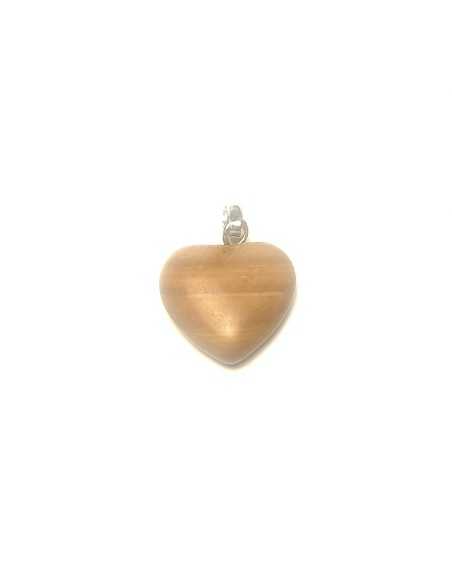 Pendentif coeur en Jaspe paysage - Encens.fr | Minéraux