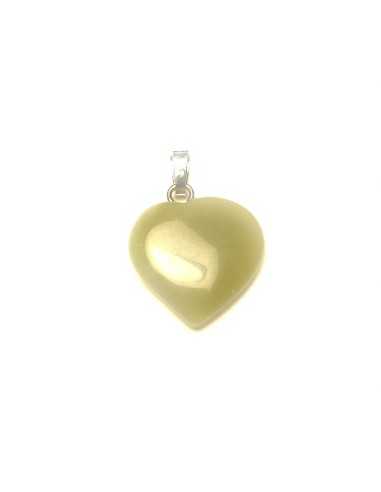 Pendentif coeur en Serpentine