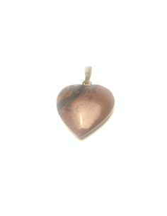 Pendentif coeur en Obsidienne mahogany  - Encens.fr | Minéraux