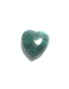 Pendentif coeur percé en Malachite - Encens.fr | Minéraux