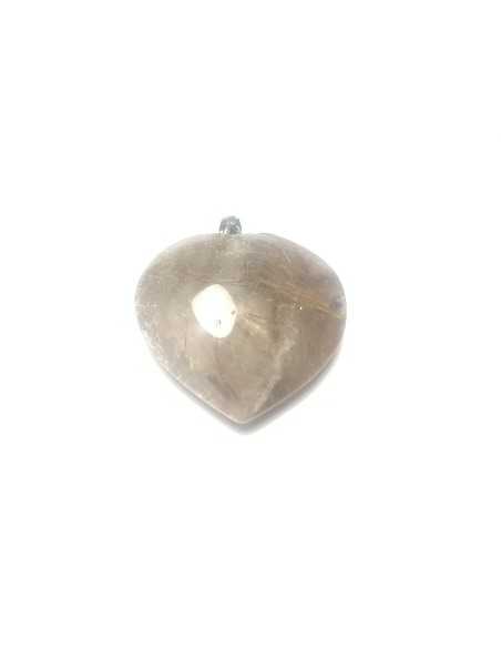 Pendentif coeur en Quartz rutile - Encens.fr | Minéraux