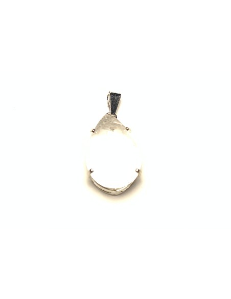 Pendentif cerclé en Cristal de roche - Encens.fr | Minéraux
