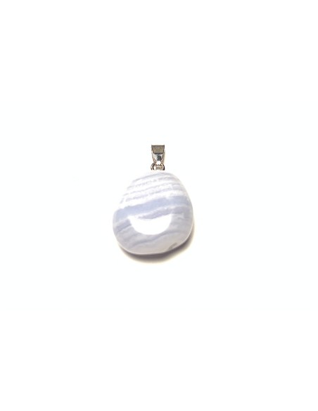 Pendentif forme libre en Calcédoine - Encens.fr | Minéraux