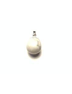 Pendentif goutte en Howlite - Encens.fr | Minéraux