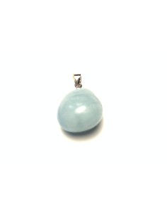 Pendentif forme libre en Aigue marine - Encens.fr | Minéraux