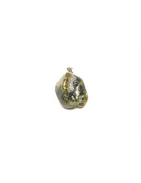 Pendentif en Tourmaline verte - Encens.fr | Minéraux