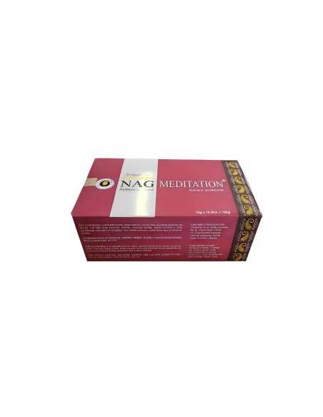 Encens Golden Nag Meditation - Boîte de 12 étuis | Encens.fr