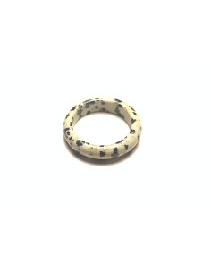Bague en Jaspe Dalmatien - Encens.fr