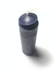Bougie torpedo Noire - Encens.fr