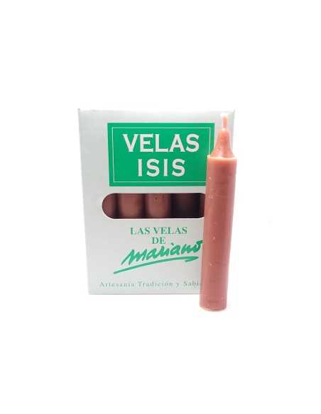 Boîte de bougies Velas Isis III Miel - Encens.fr | Bougies